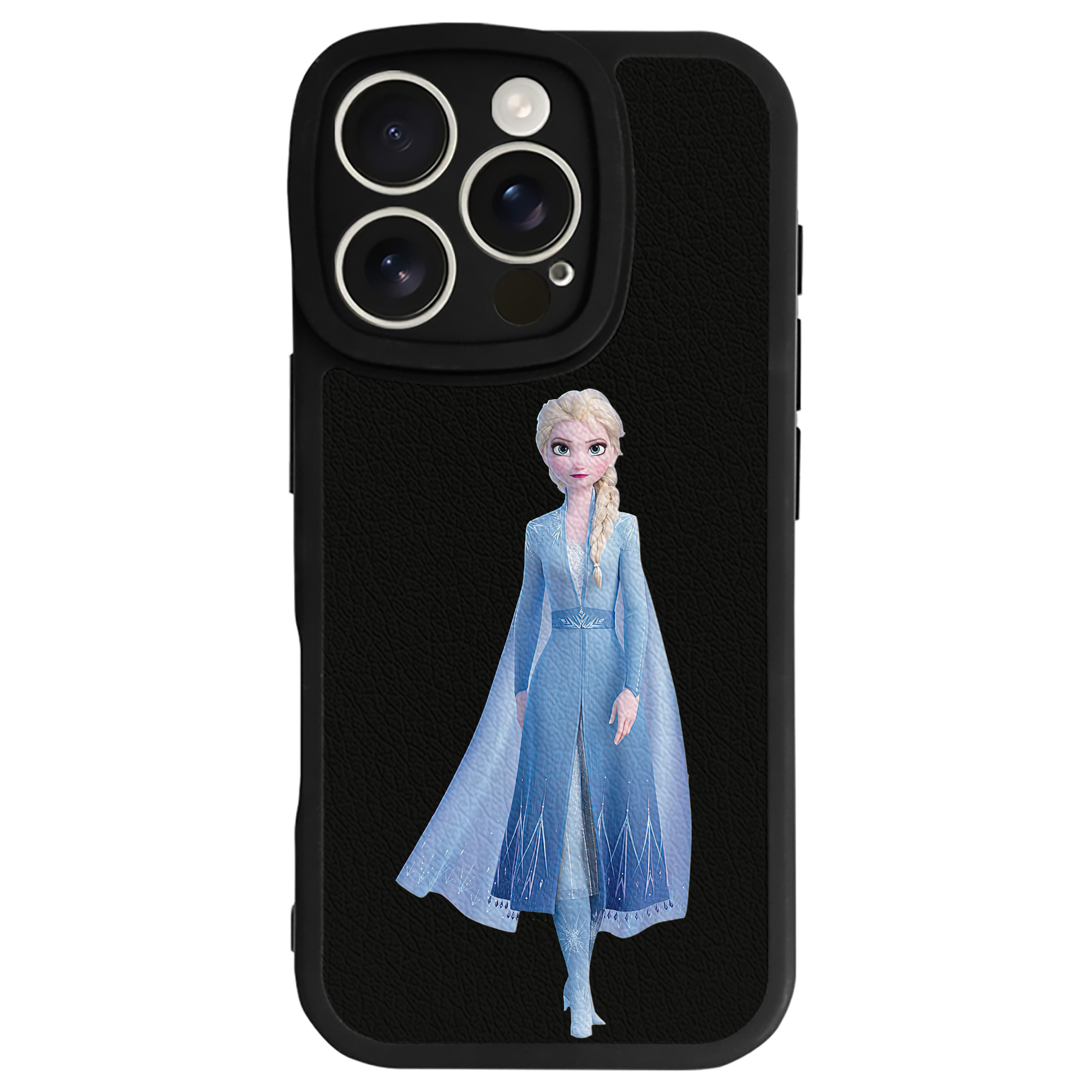 （画像用） アナと雪の女王 アンナ エルサ Frozen Anna Elsa 【iPhone 16シリーズ対応】シリコンスマホケース（レザー調） 材質：シリコン